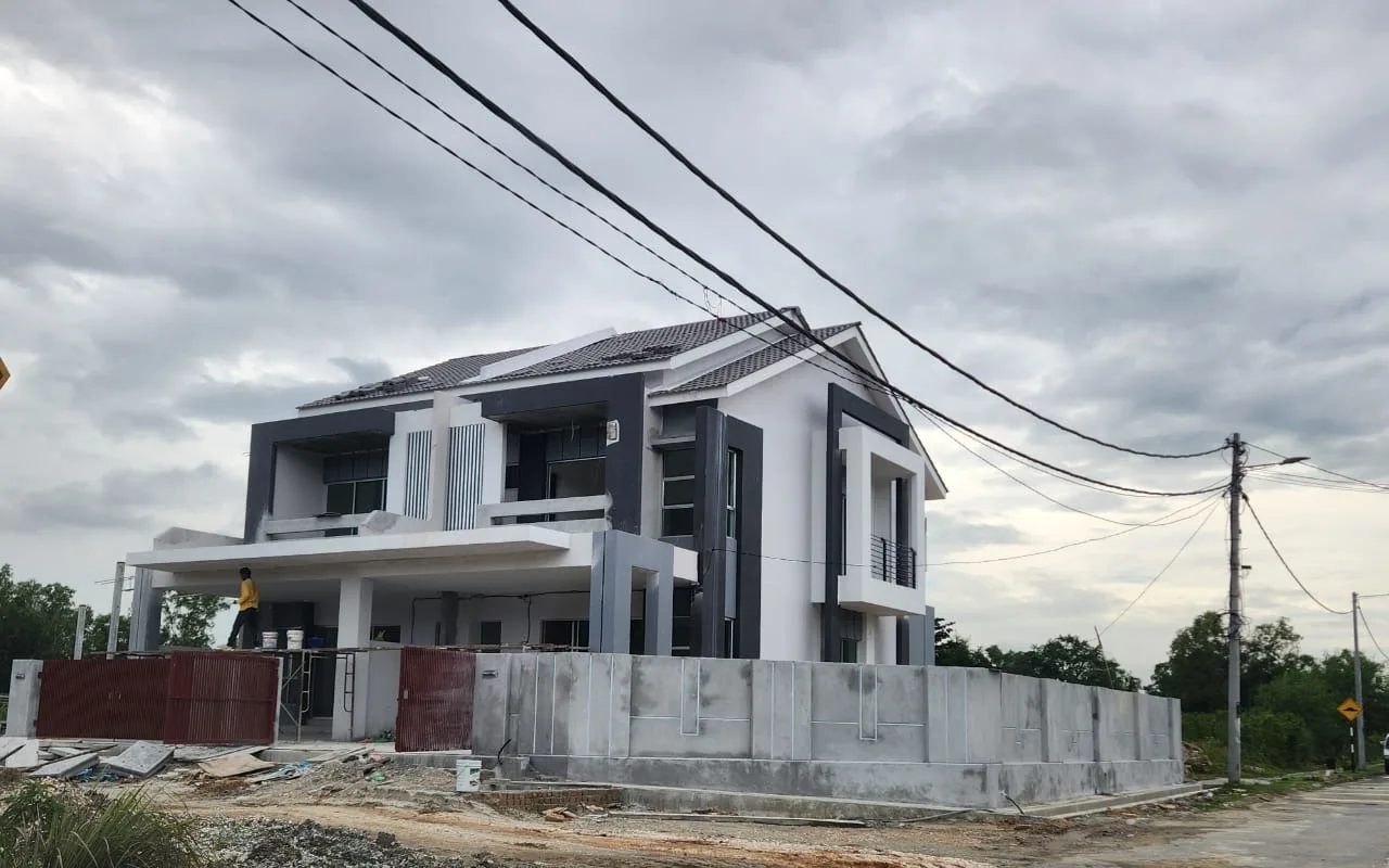 Vista Ixora show unit under construction in Lahat, Ipoh